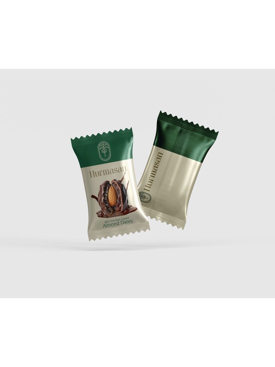 Çikolatalı Bademli Hurma- 1 KG