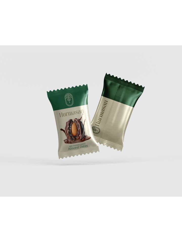 Çikolatalı Bademli Hurma- 1 KG