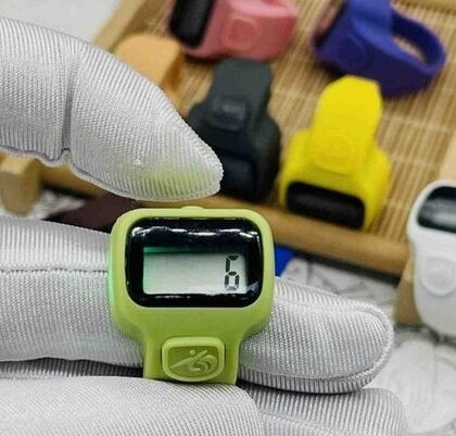 Shu (6'lı) Zikirmatik, Yüzük Parmak Zikirmatik, Ekran Işıklı (6'lıSet) Karışık Renk