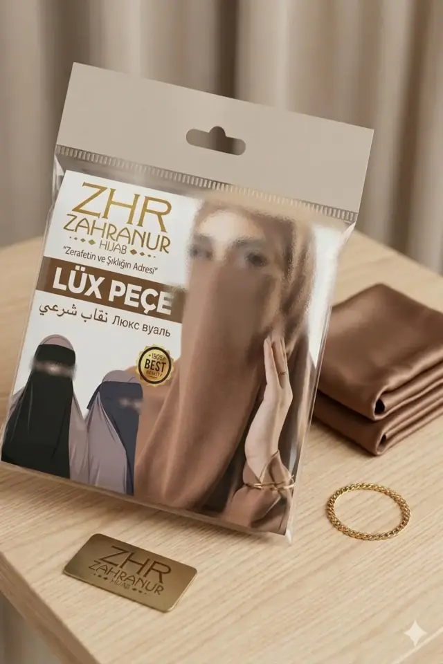 Lüx Peçe Siyah