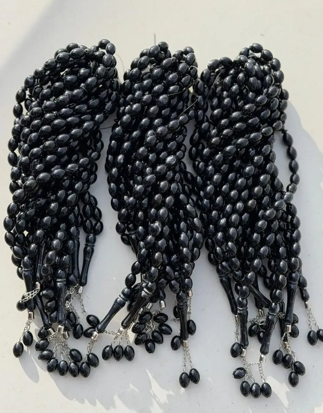 33'Lük 8 Mm Arpa Tesbih (10 Adet) Siyah