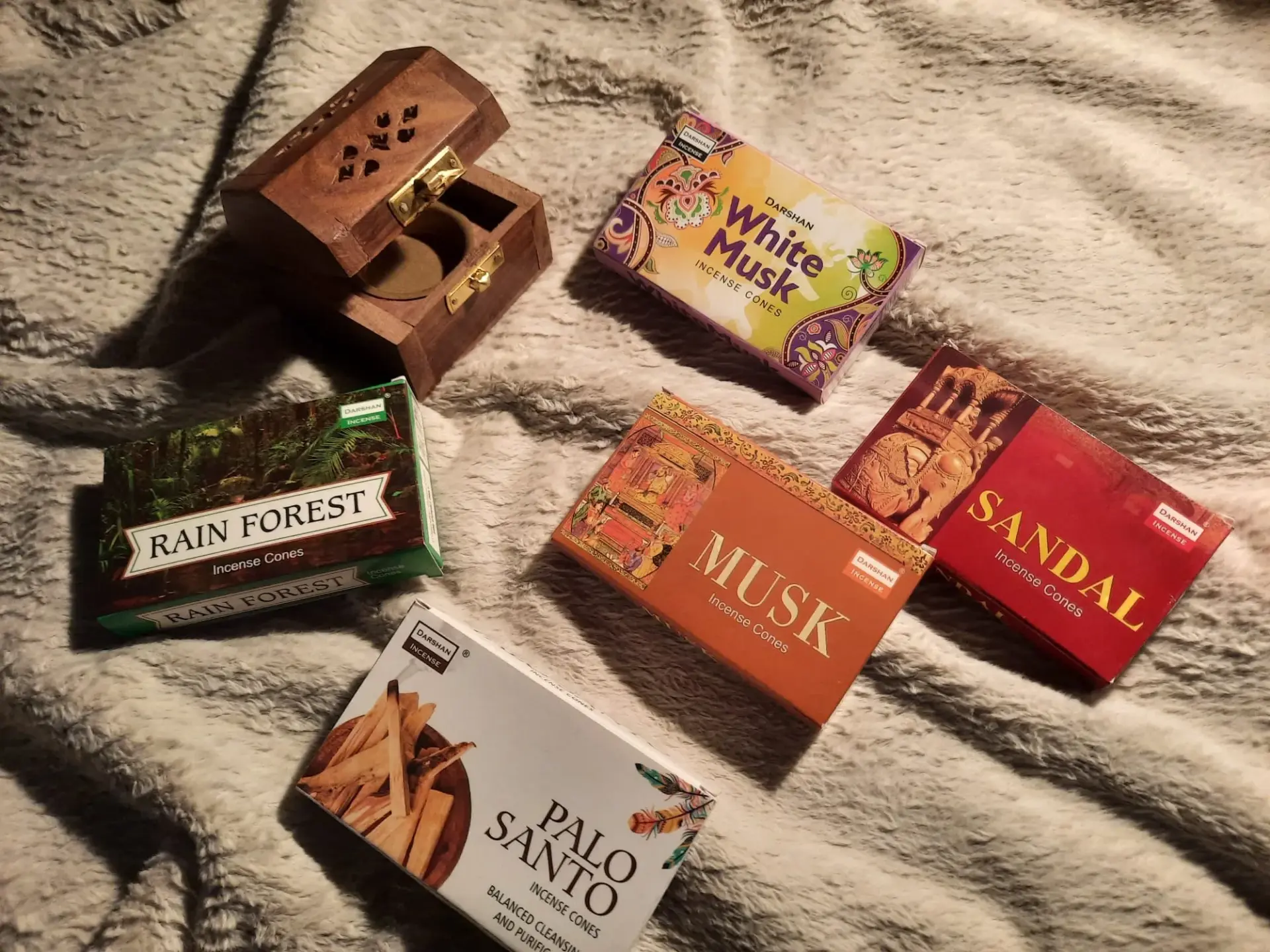 Darshan 5 Paket Konik Tütsü + 1 Adet Sandık Tütsülük