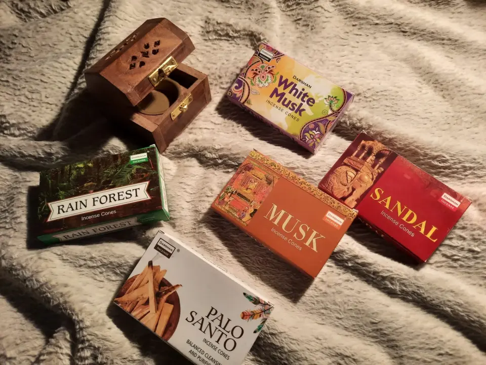 Darshan 5 Paket Konik Tütsü + 1 Adet Sandık Tütsülük