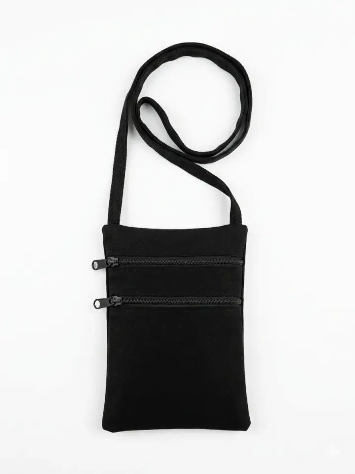 Boyun Askılı Para Cüzdanı -Beyaz