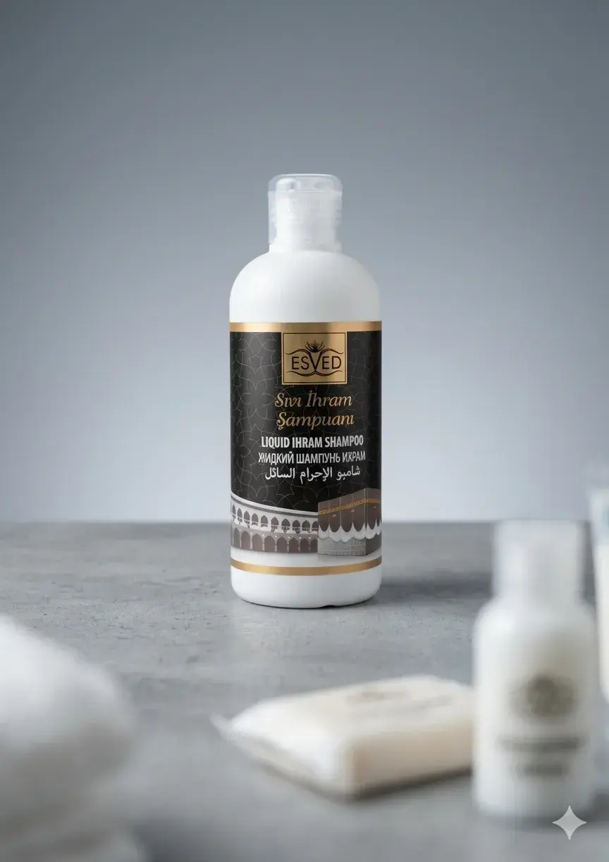 Kokusuz Sıvı Şampuan, Kokusuz İhram Şampuanı, Hac ve Umreye Uygun 200 Ml