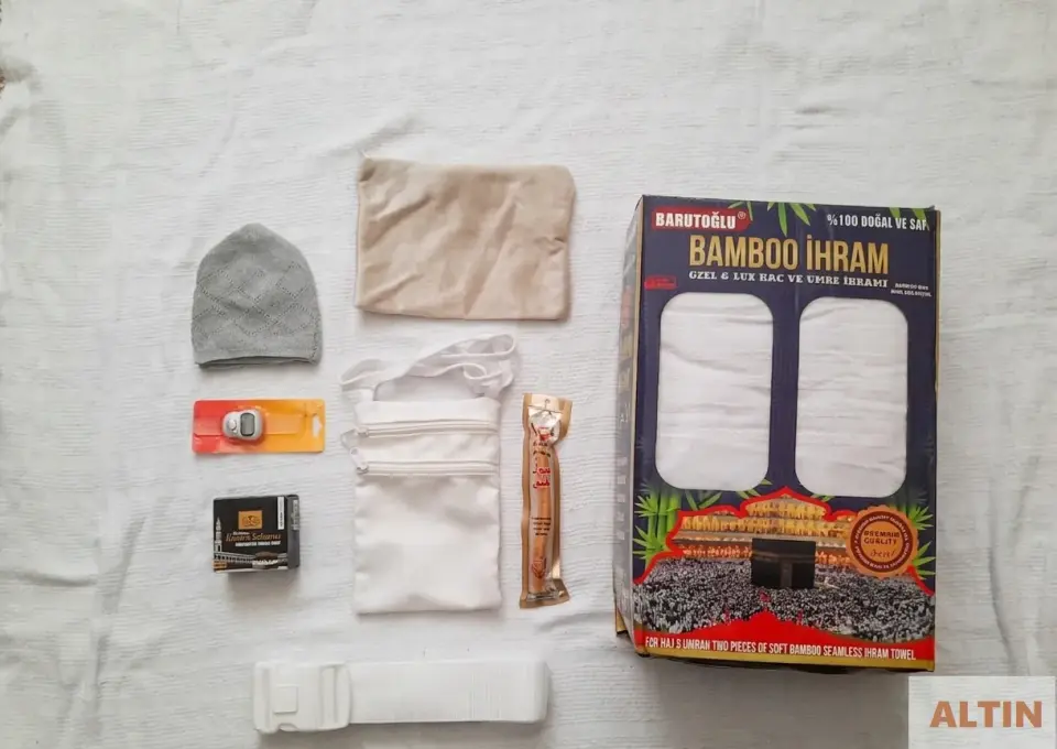 İhram Seti Bambu-  Hac ve Umre İçin İhram Seti