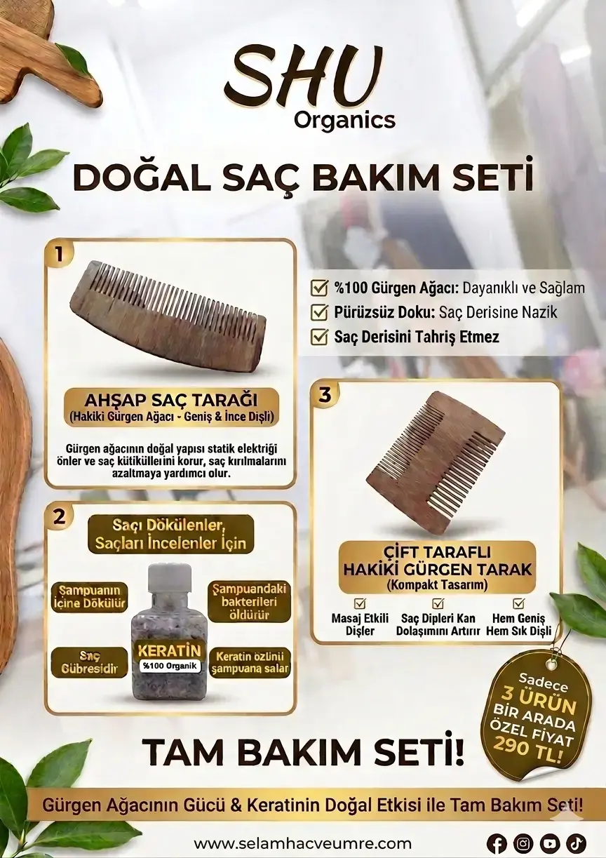 SHU Organics Doğal Saç Bakım Seti