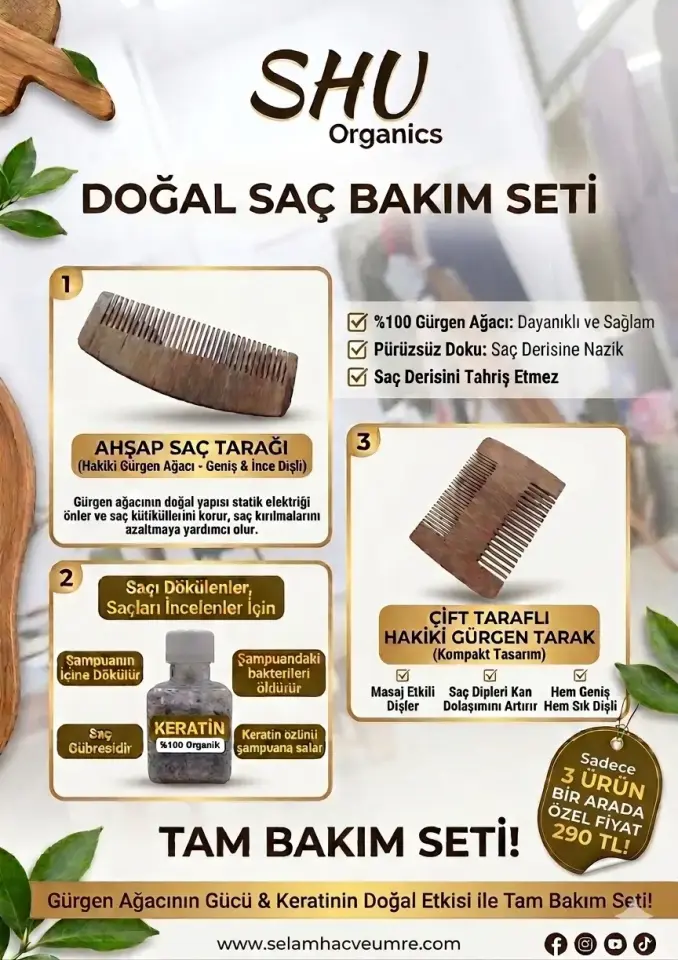 SHU Organics Doğal Saç Bakım Seti
