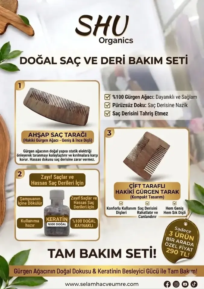 SHU Organics Doğal Saç Bakım Seti