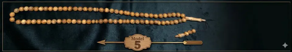 Kuka 10 mm 99'luk Yuvarlak Kesim Tesbih, Orijinal