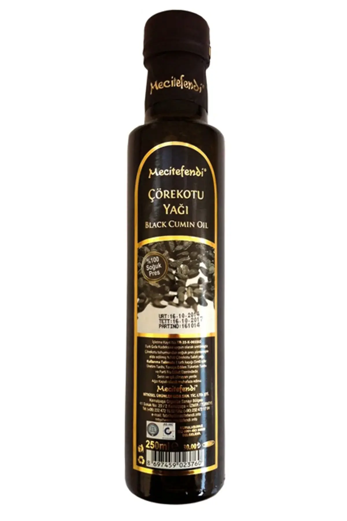 Mecitefendi Çörekotu Yağı 250 Ml Soğuk Sıkım